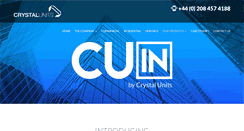 Desktop Screenshot of crystalunits.com